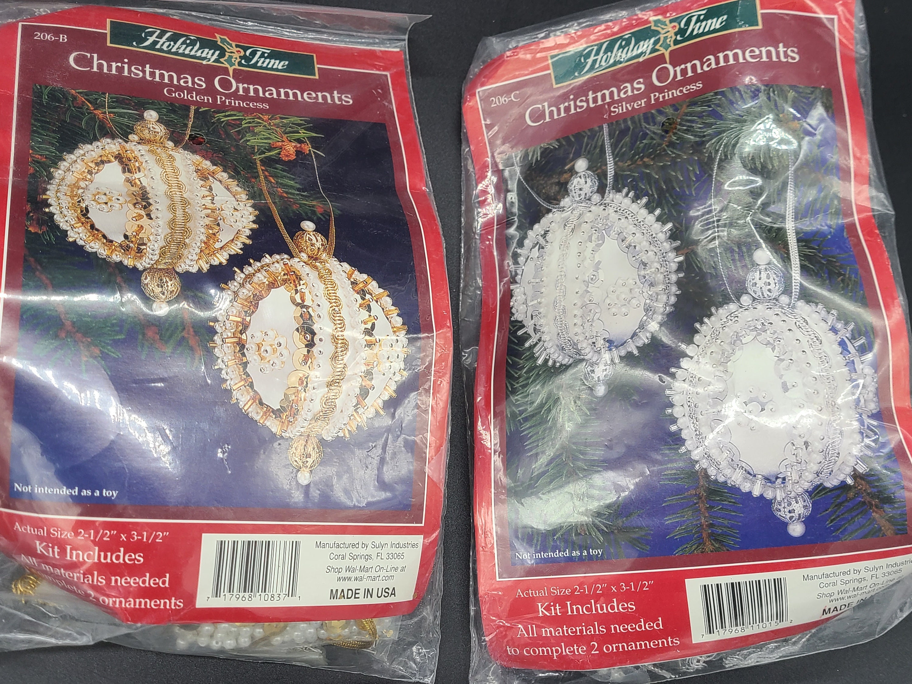 Sulyn Star Christmas Ornament Kit -- Vintage Sequin Bead Craft Kit