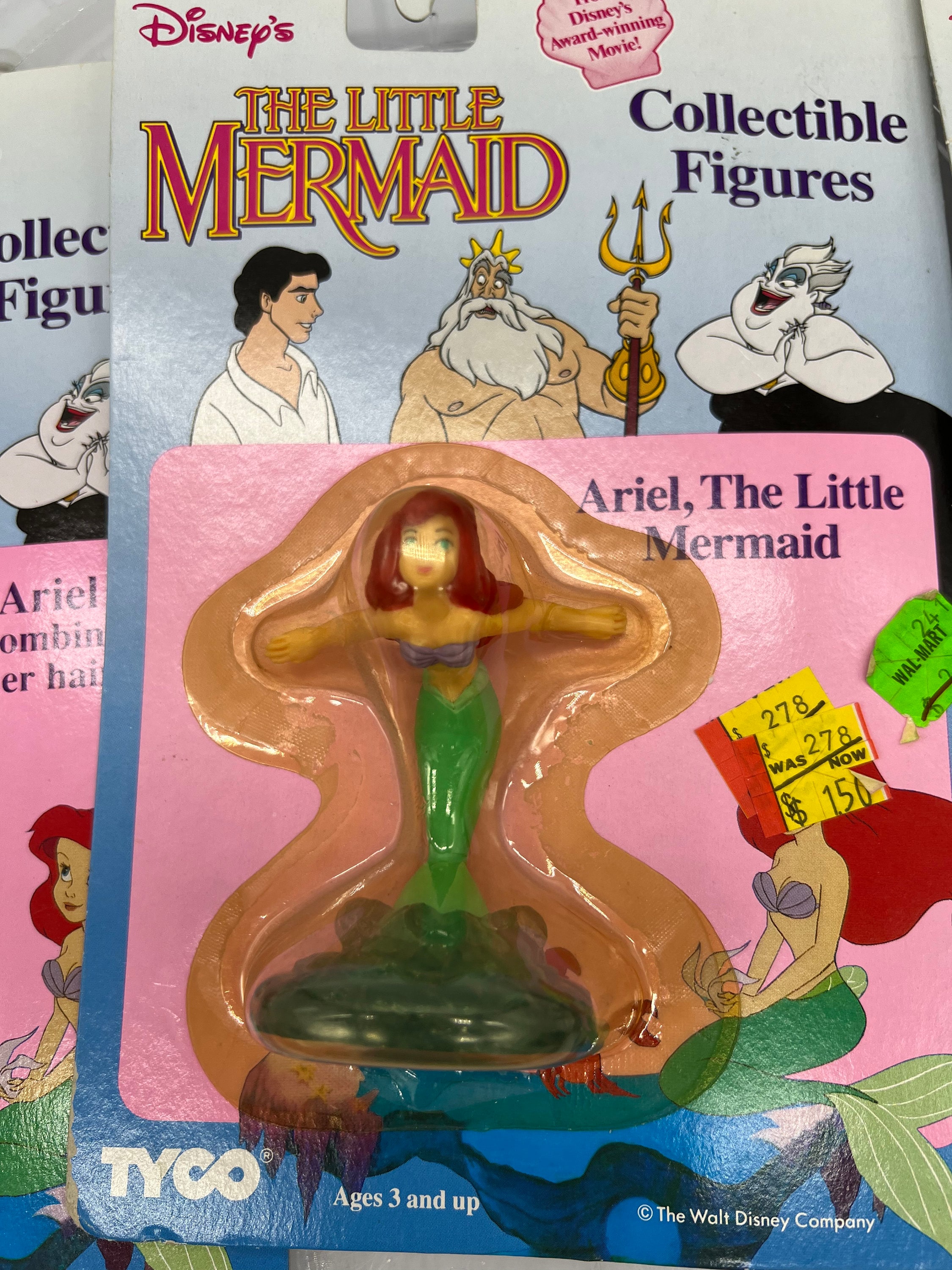 1990年代のTyco Disneyの「リトル・マーメイド」コレクタブル