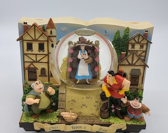 Disney ディズニー　美女と野獣　オルゴール　スノードーム　1991年製 Disney ディズニー 美女と野獣 オルゴール スノードーム 1991年製