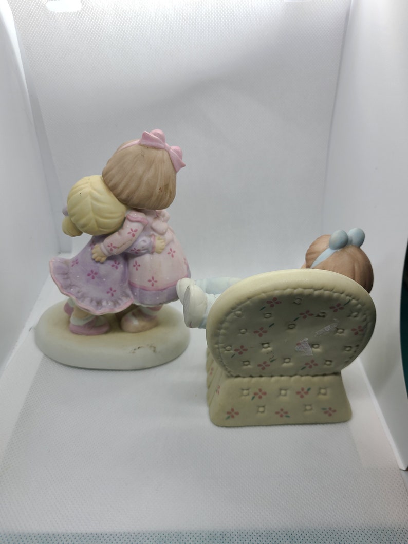 Vintage Enesco 1992 Sisters Best Friends Figurines. Etsy