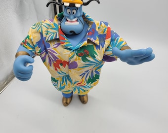 Disney s Aladdin Large Genie Posable Doll Wearing Goofy Hat. Etsy