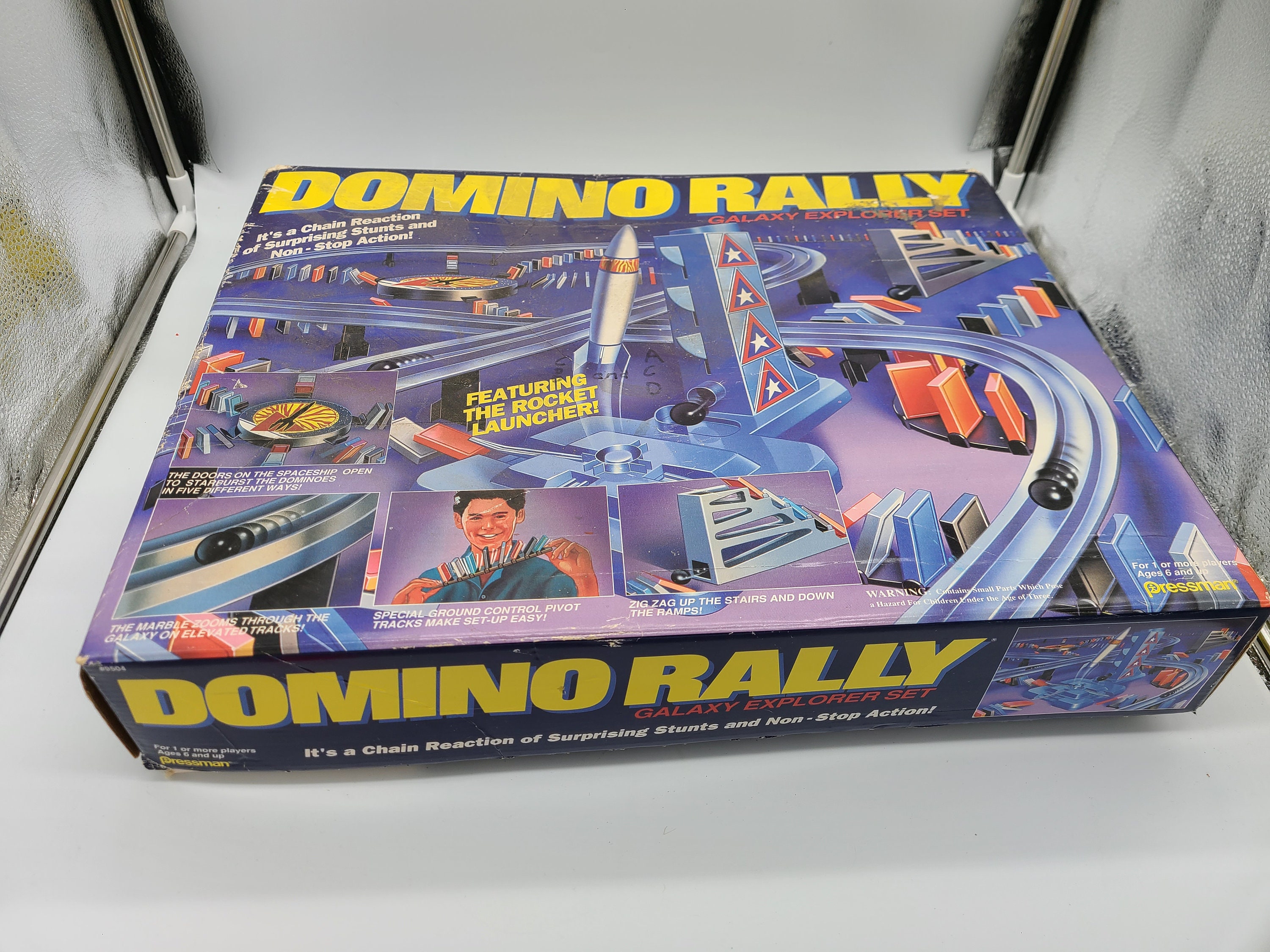 Vintage Domino Rally Galaxy Explorer Set. 