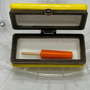 Rare Good Humor Popsicle Porcelain Hinged Box With Orange Popsicle ...