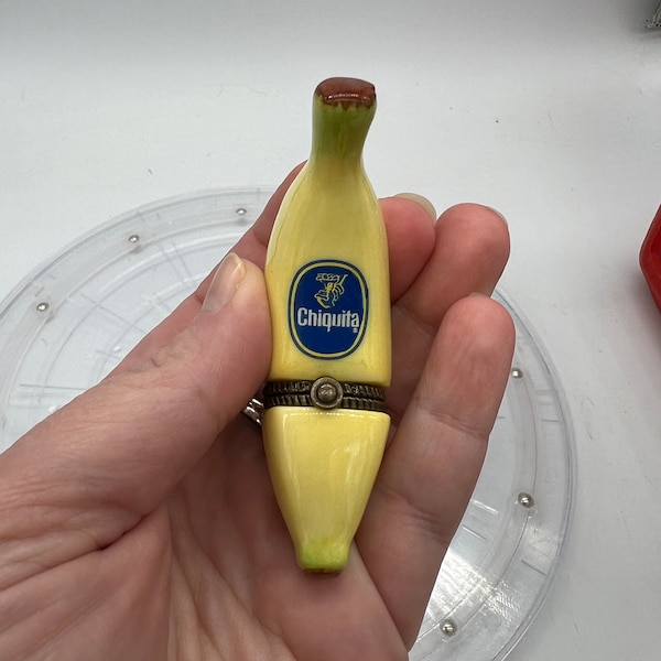 Vintage PHB Chiquita Bananen Dose aus Porzellan.