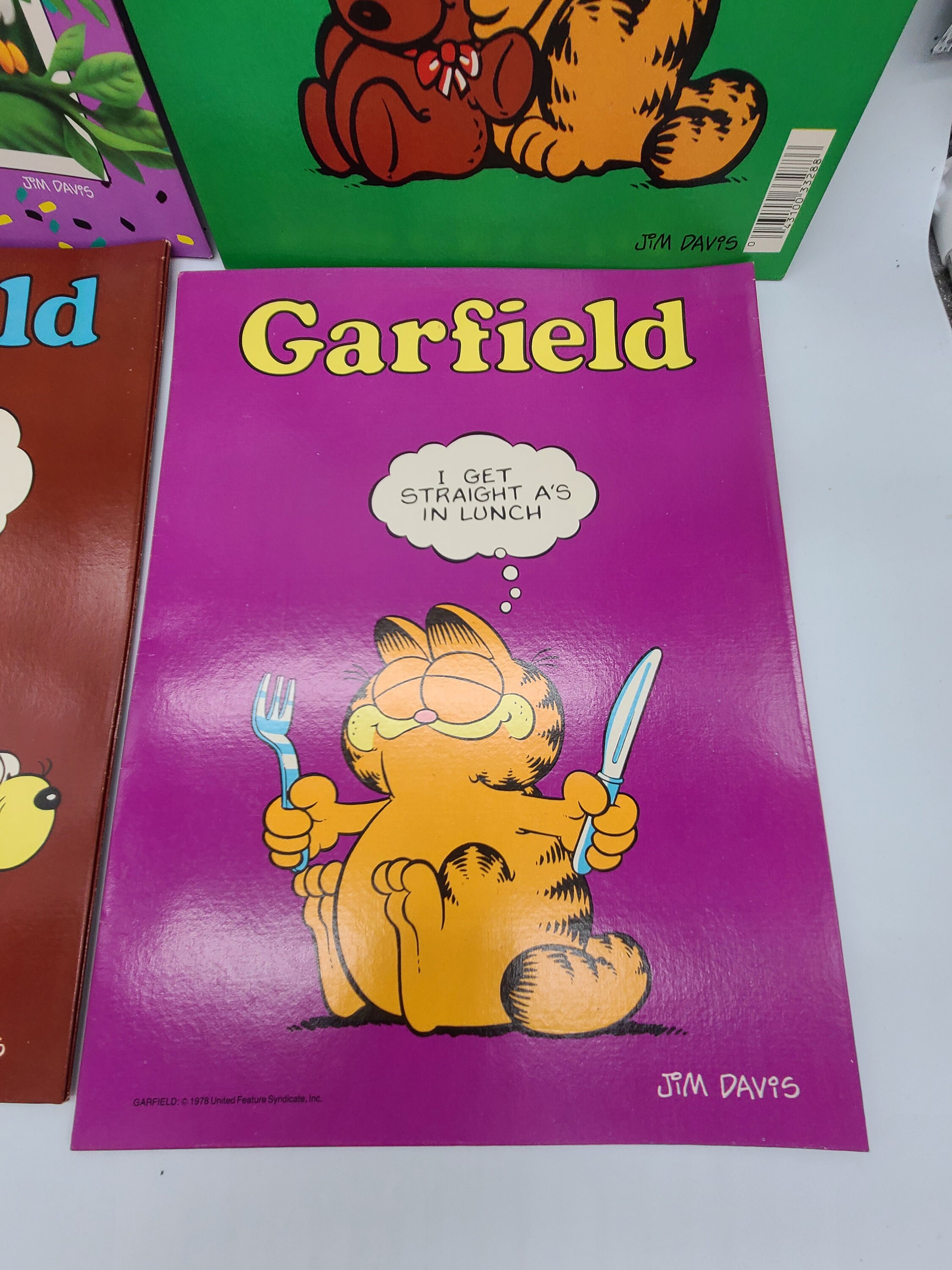Vintage Garfield 1978 Portfolio Mead School Folders. Sold Etsy