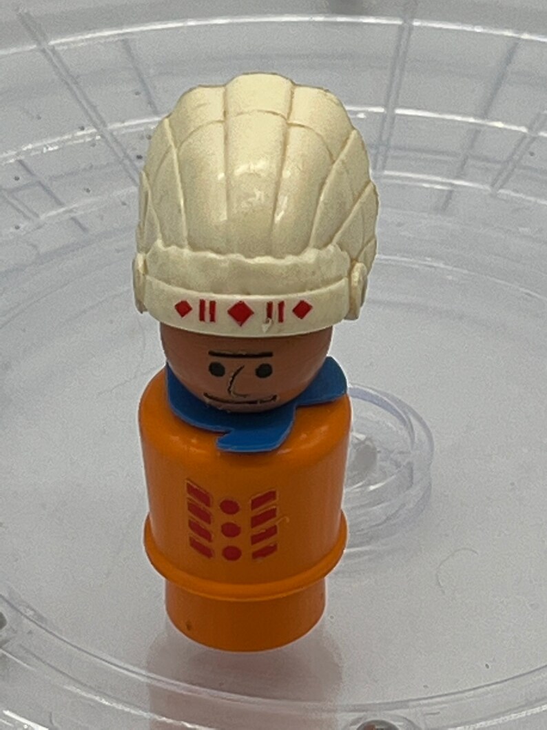 Vintage Fisher Price Little People Indian. Hard to Find Little - Etsy