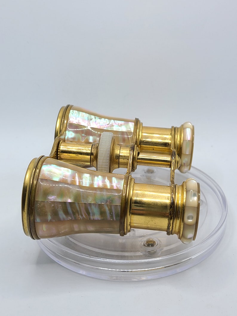 Designer Gold Polish Brass with  Mother of Pearl