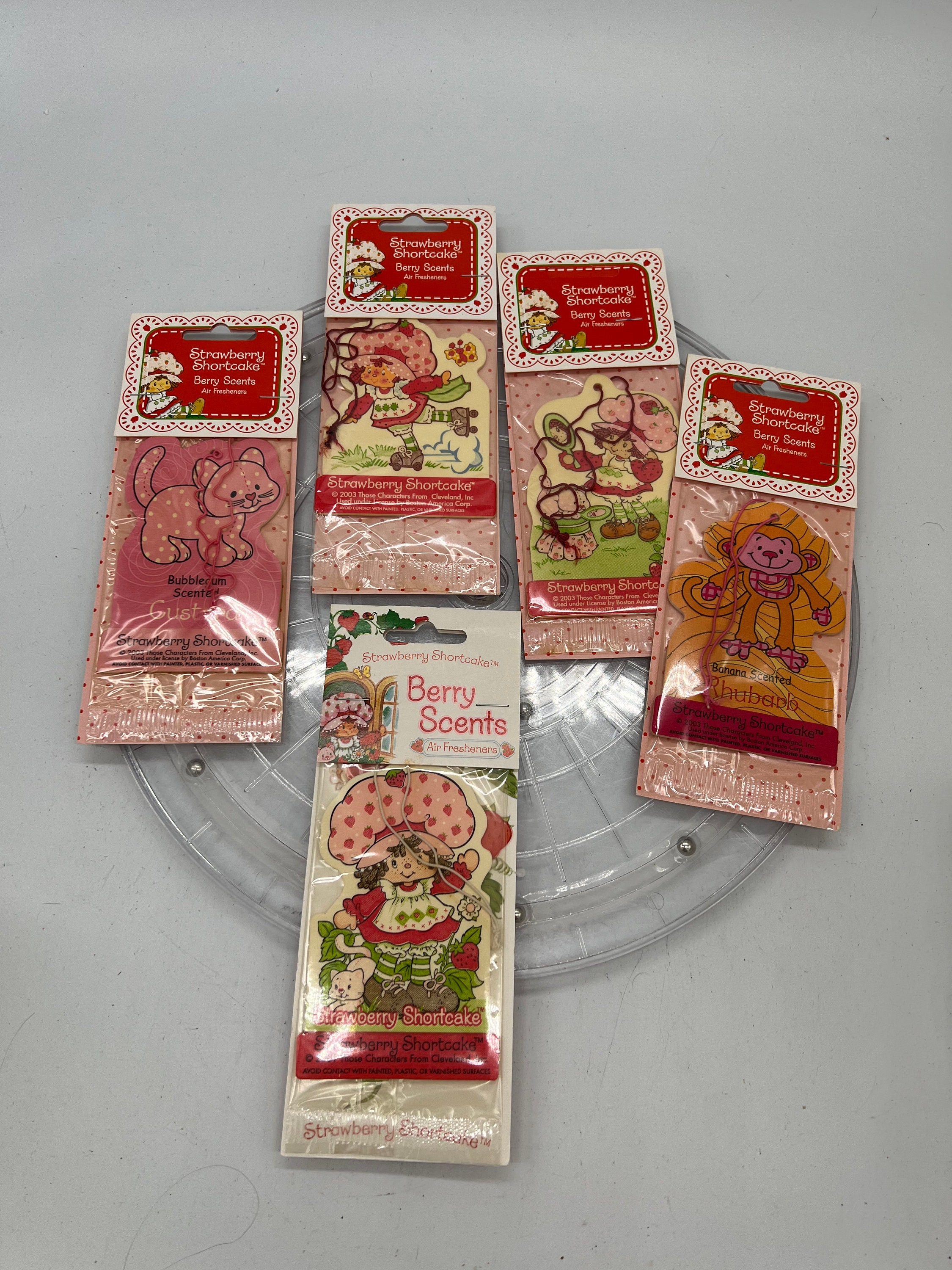 2001-2003 Strawberry Shortcake Berry Scents Air Fresheners Mint in Pack  Sold Separately - Etsy