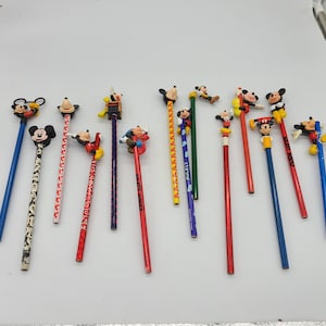 Vintage Disney&#39;s Mickey Mouse School Pencils. Sold Separately!