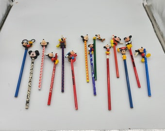 Vintage Disney's Mickey Mouse School Pencils.