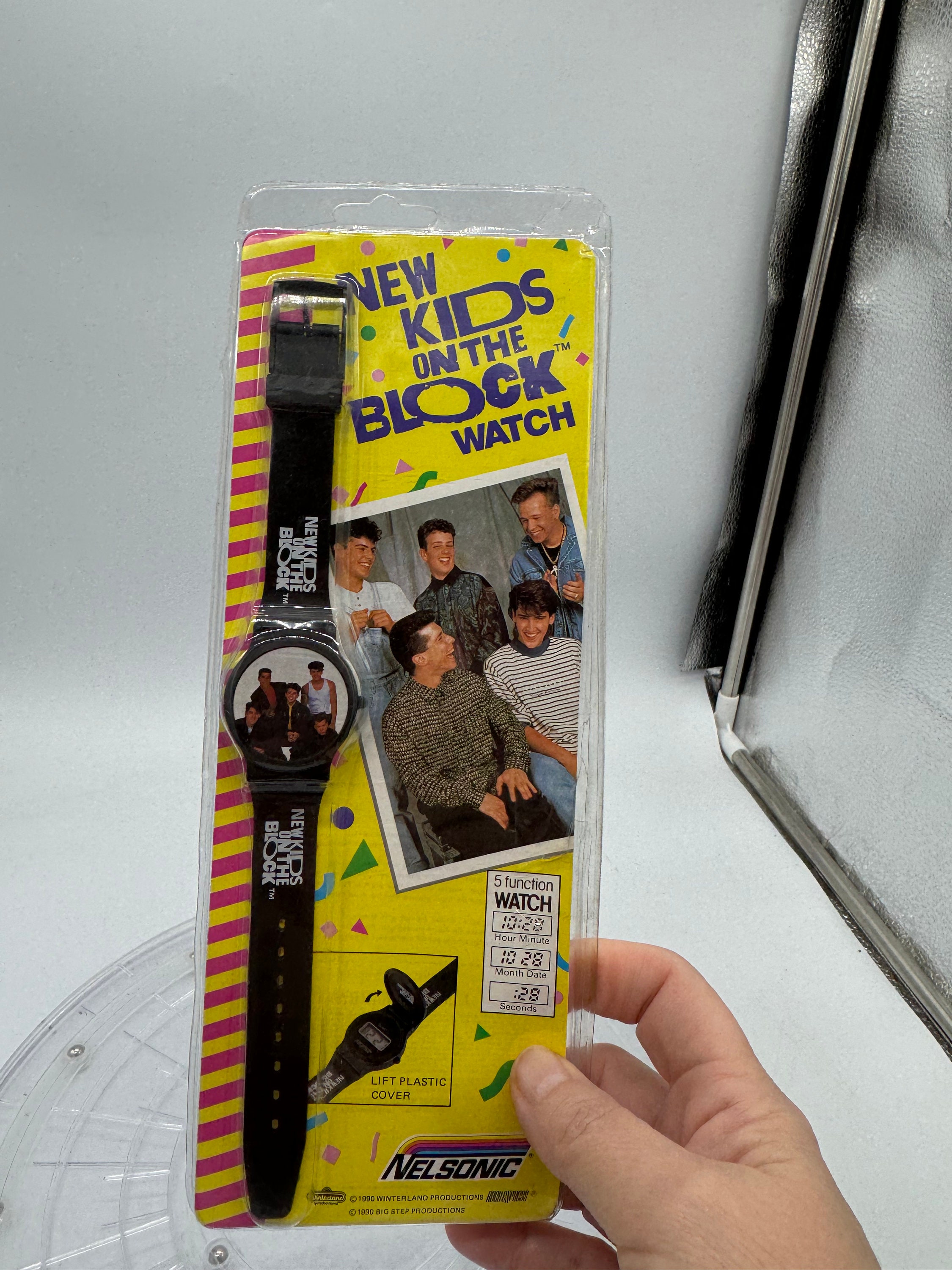 1990 Nelsonic New Kids on the Block Wrist Watch With Original