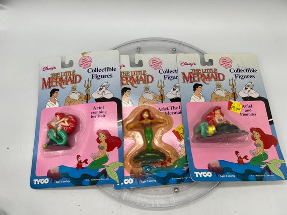 1990's Tyco Disney's the Little Mermaid Collectible Figures. Mint
