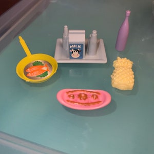 1990er Playskool Puppenhaus Zubehör. Separat erhältlich!
