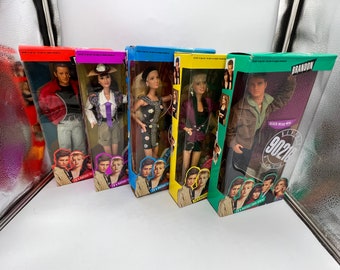 Vintage 1991 Beverly Hills 90210 Kelly, Brandon, Brenda and Dylan Dolls Mint in Box. Sold Separately!