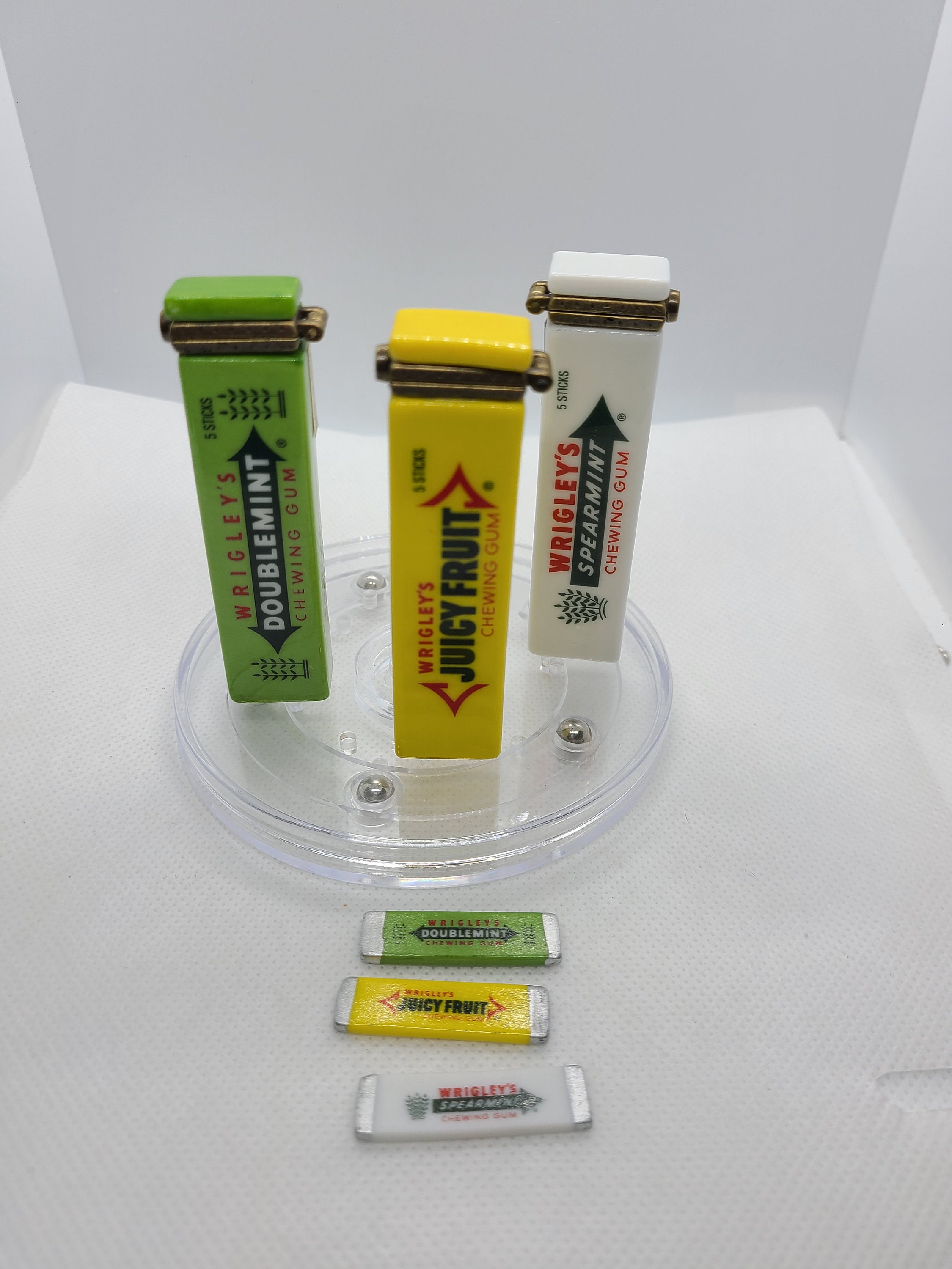 ヴィンテージ リグレー ガム磁器製 ヒンジ付き小物入れ（オリジナル