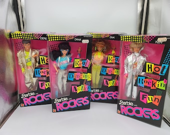 Vintage 1986 Barbie and the Rocker's Dolls Mint in Box Sold Separately!.