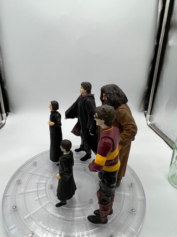 Vintage Harry Potter Action Figures: Hagrid, Snape, Quittich Harry