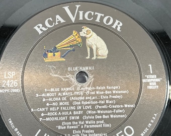 1960's RCA Victor Living Stereo Presents Blue Hawaii Original