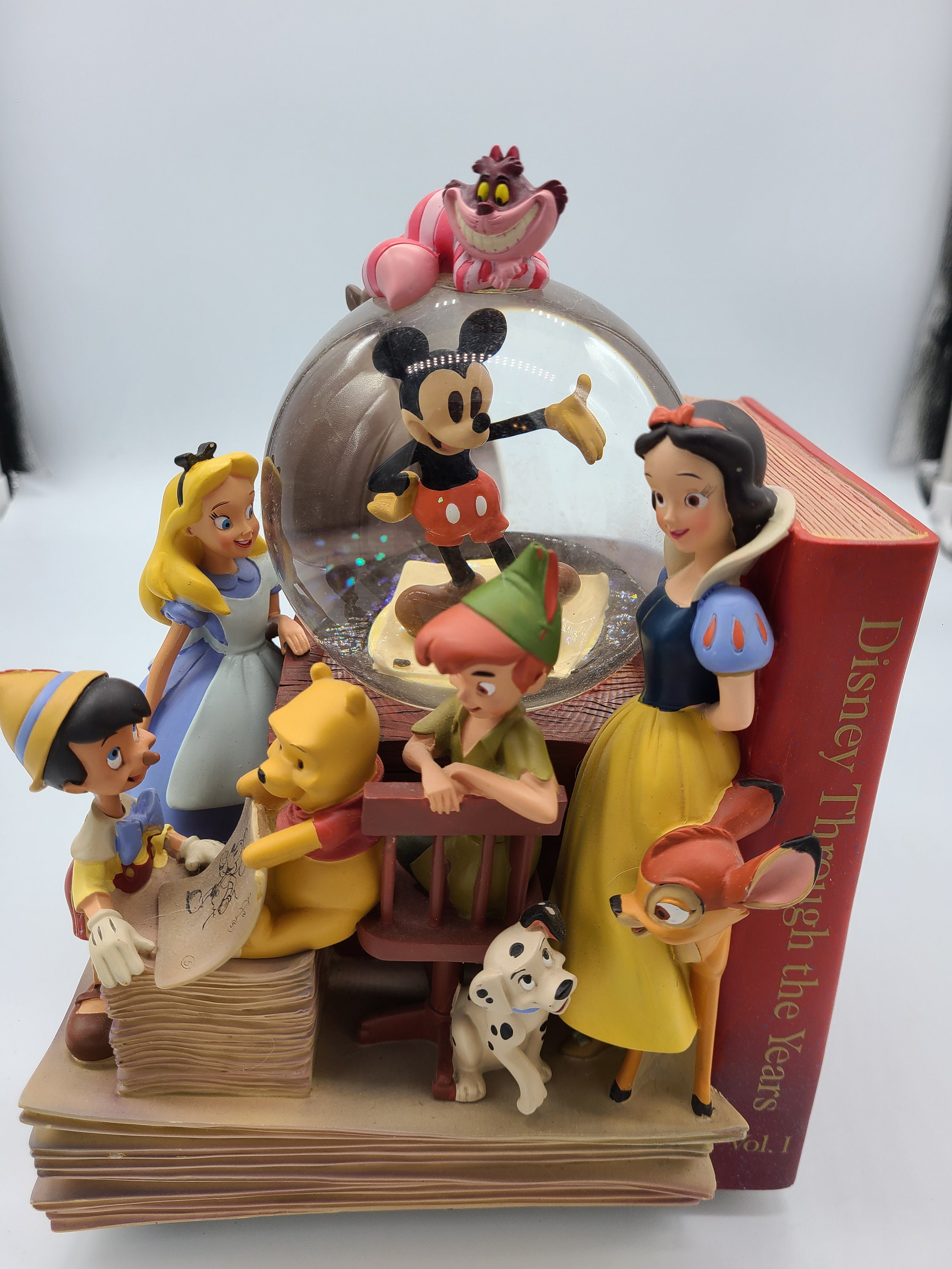 Vintage Disney Classics Snowglobe Musicbox Bookend. Etsy