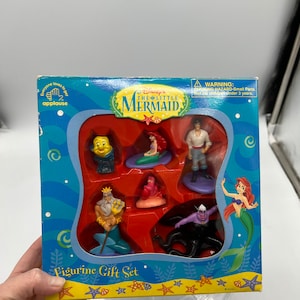 Vintage Applause Disney’s The Little Mermaid PVC Toy Set Mint in pack!