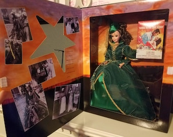 Scarlett O'hara Barbie: Gone With the Wind, Green Drapes Dress (1994) - Etsy