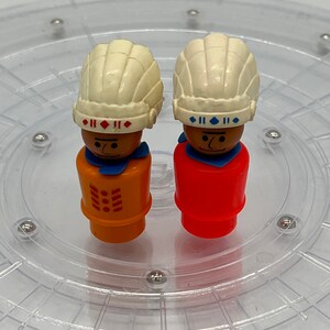 Vintage Fisher Price Little People Indian. Hard to Find Little People. Sold Separately!