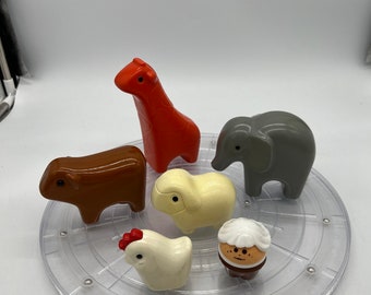 1990's Little Tikes Noah's Ark Figure and Animals! Sold Separately