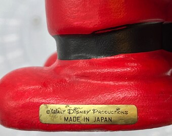 ヴィンテージ セラミック ディズニー ミッキーマウス 貯金箱。日本製