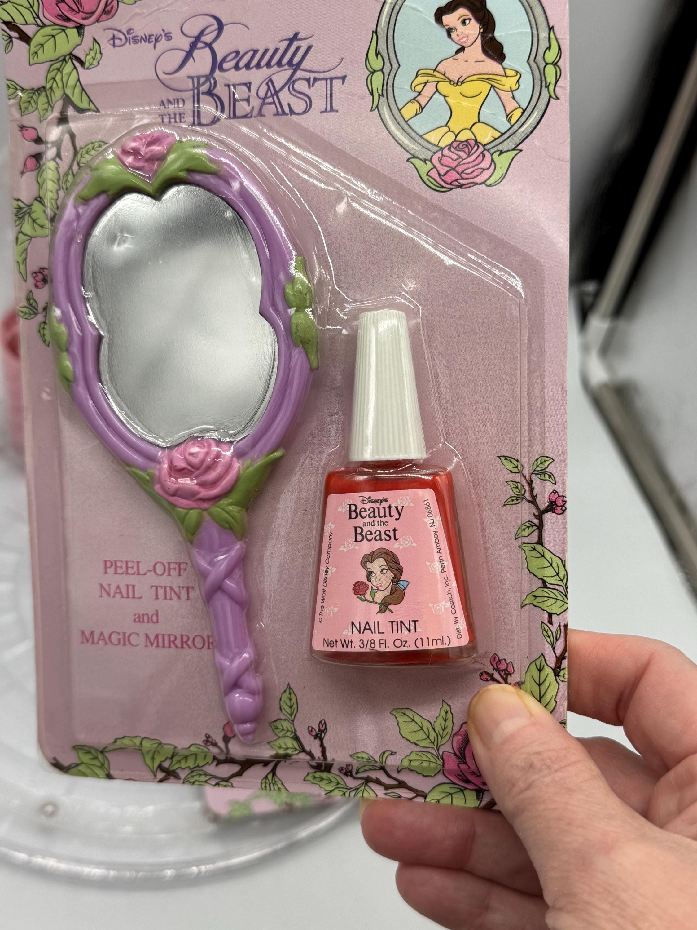 Vintage Beauty and the Beast Bathroom Set, Nail Tint, Lip Gloss