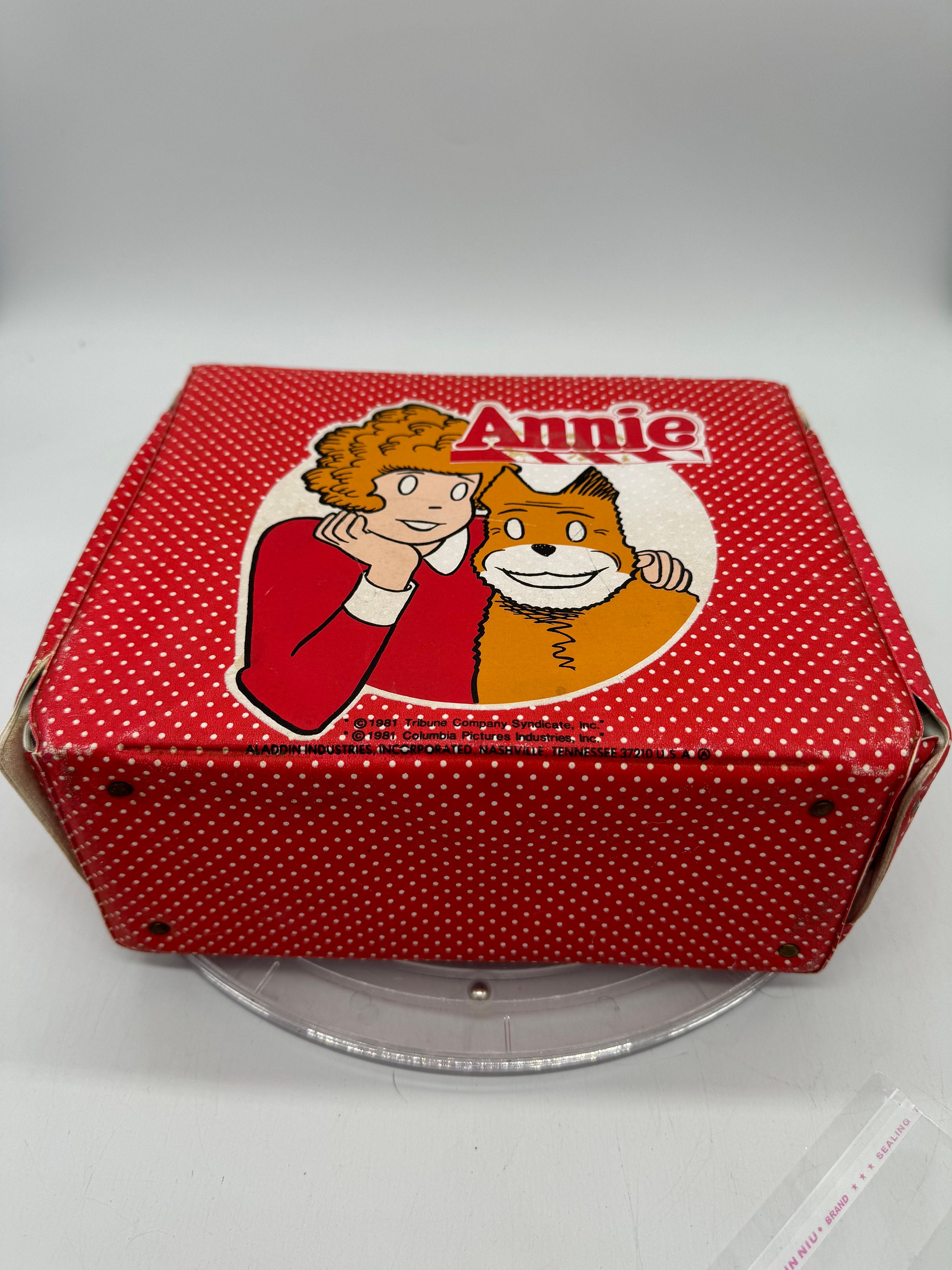1980's Orphan Annie Vinyl Lunch Box. - Etsy