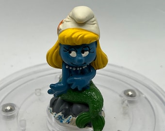 1981 Schleich Peyo Meerjungfrau Schlumpfine PVC!