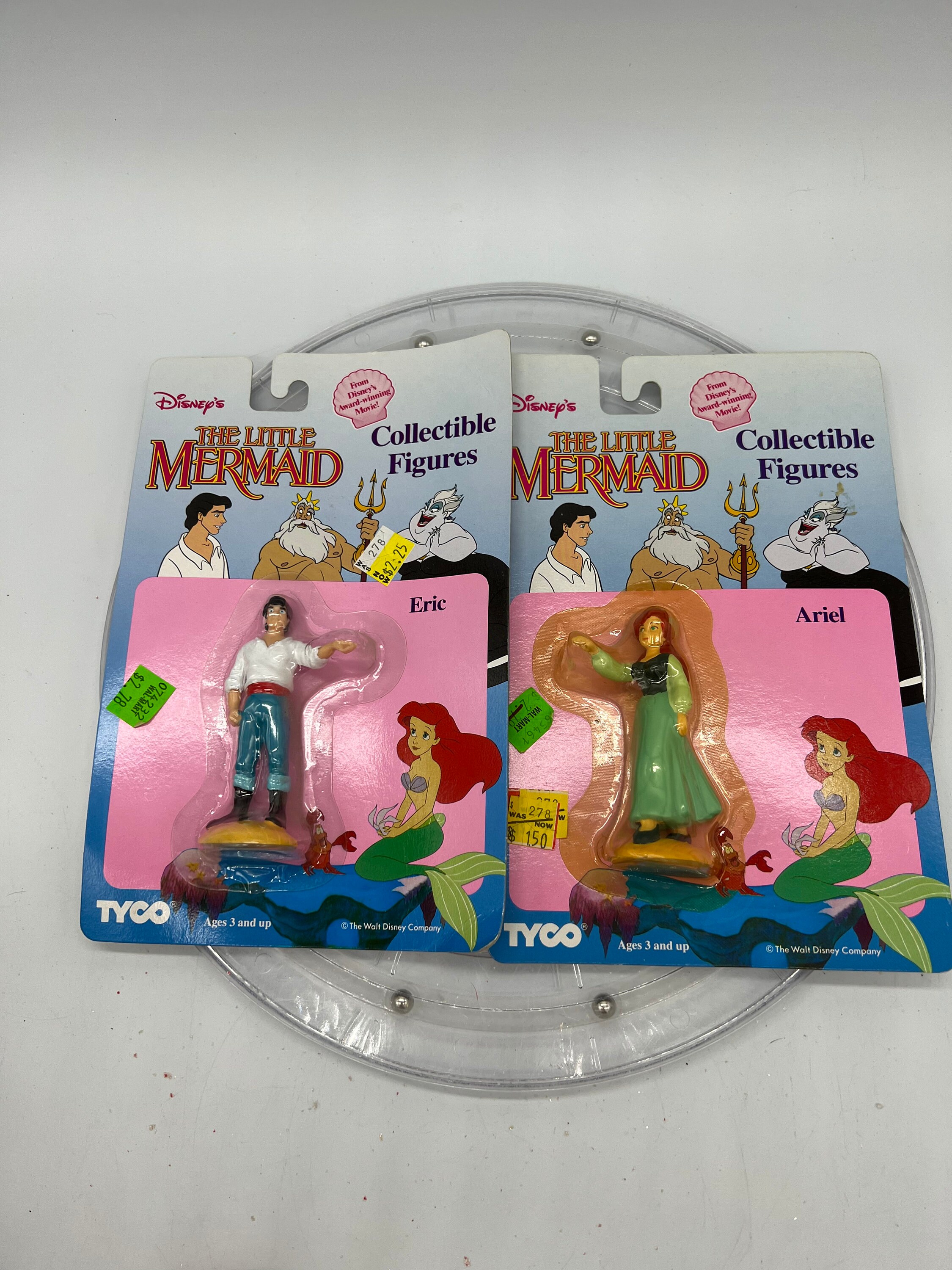 1990's Tyco Disney's the Little Mermaid Ariel and Eric Collectible