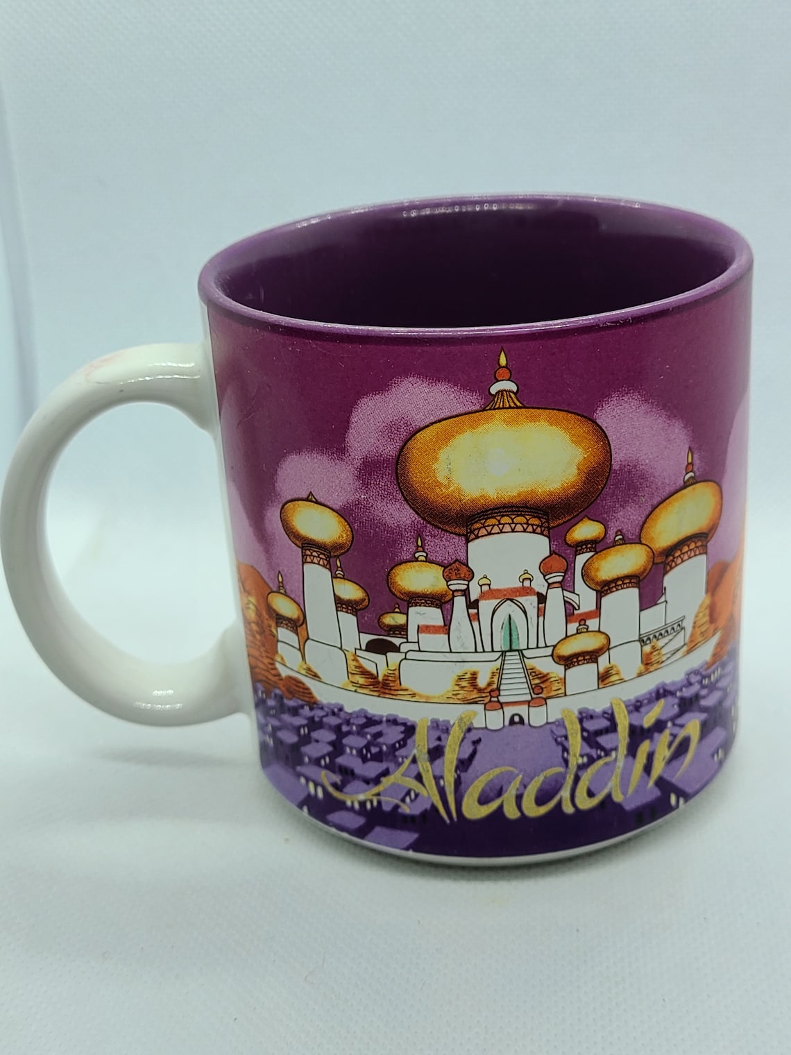 Vintage 1990s Walt Disney's Aladdin Coffee Mug. Etsy