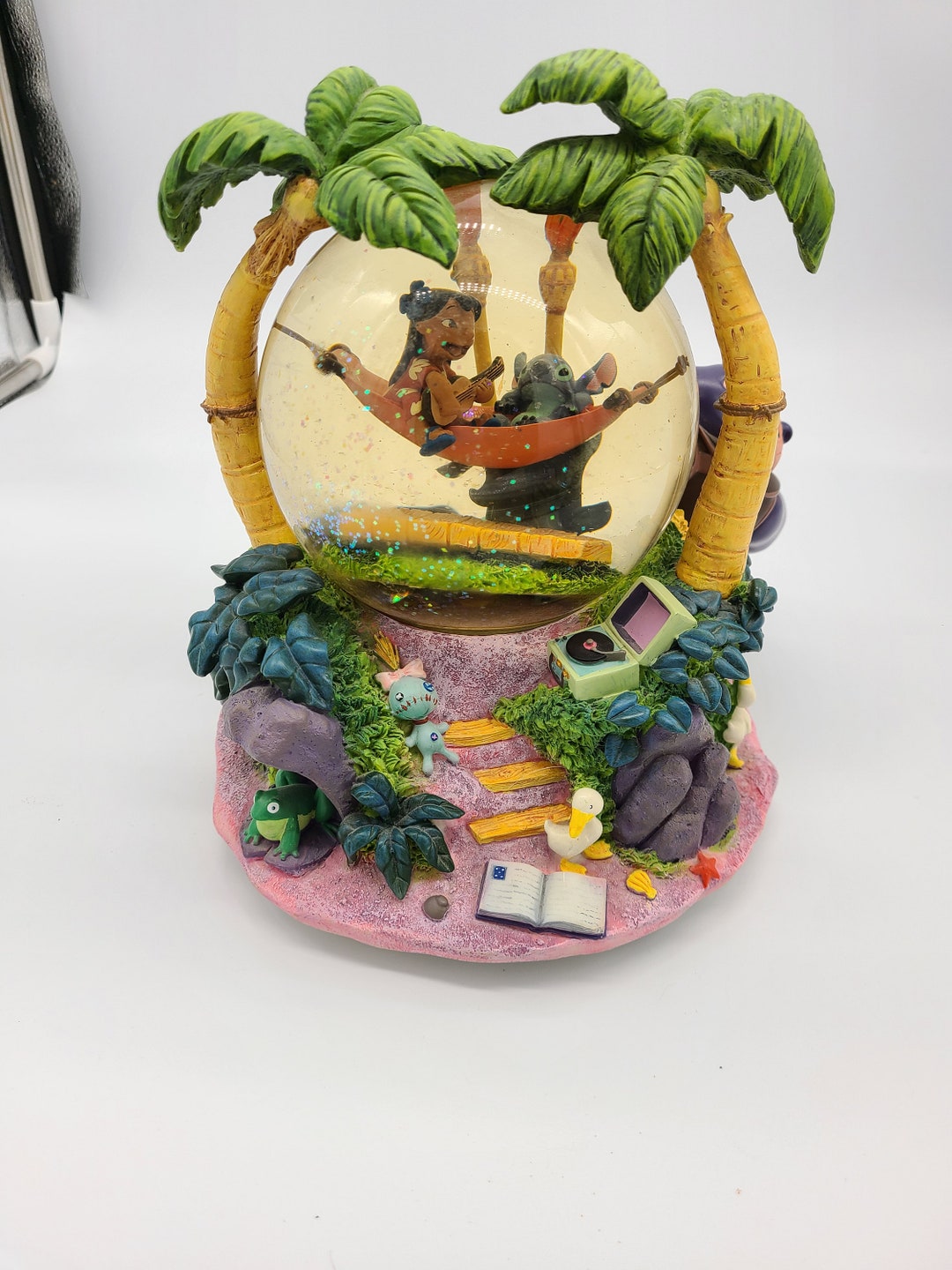 Vintage Disney's Lilo & Stitch Music Box Snow Globe. - Etsy