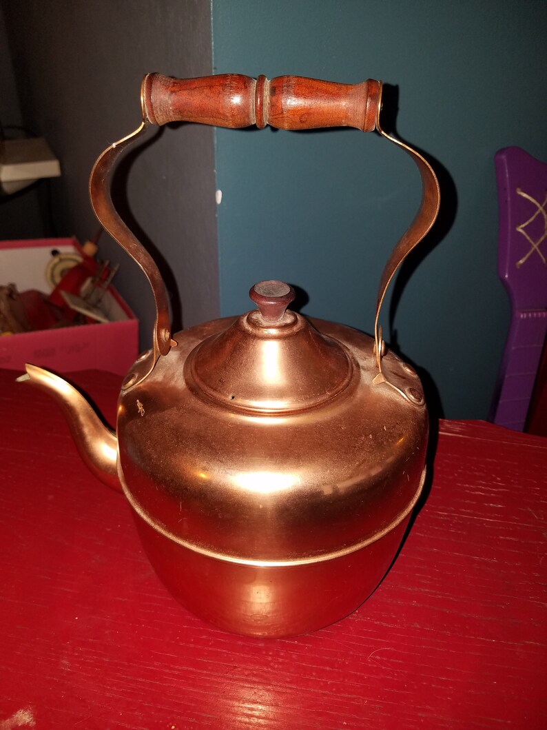 Vintage Copper Kettle. 100/% Copper Made in Korea Antique Copper Kettle