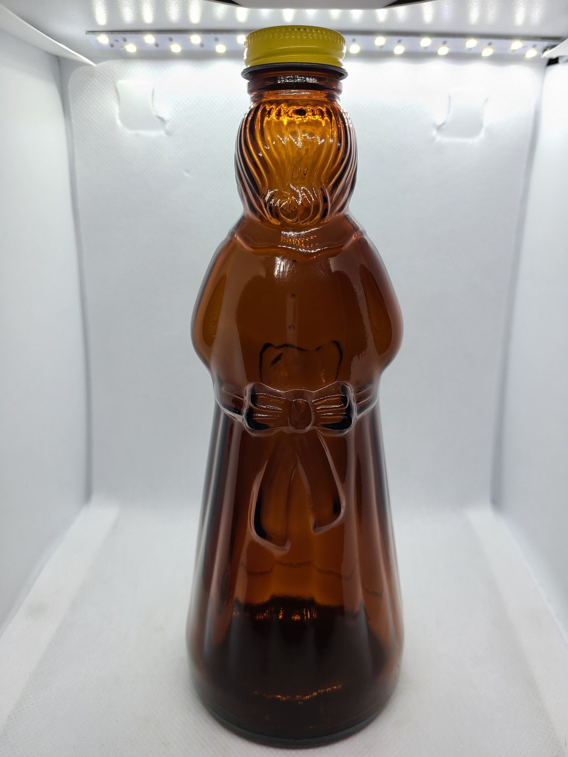 Vintage Mrs. Buttersworth Aunt Jemima Amber Glass Syrup Bottle Etsy UK