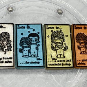 Vintage 1970s Kim&#39;s Los Angeles Times Cartoon Magnets.  Sold Separately.