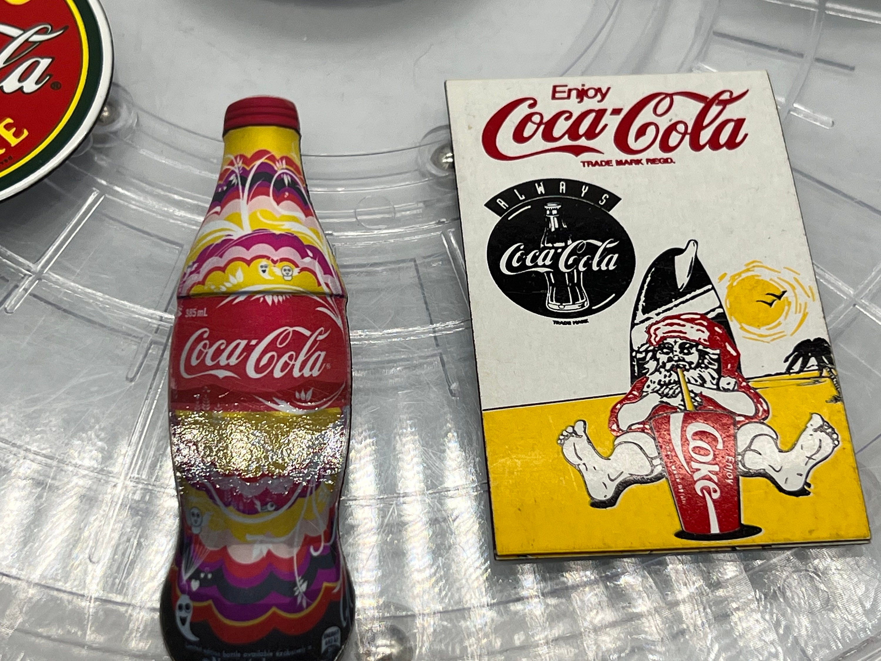 Vintage Metal Sign & More Coca-cola Refrigerator Magnets! Sold