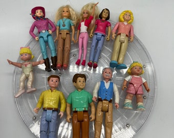 Vintage Little Tikes, Mattel, Fisher Price Dollhouse Dolls. Sold Separately!