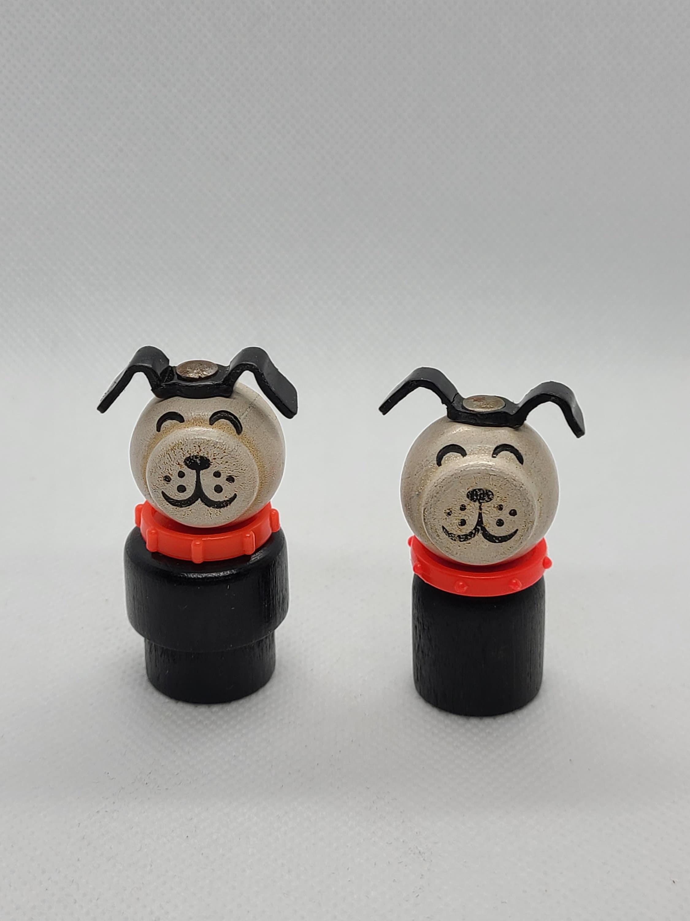 Vintage Rare Wood Fisher-price Little People Dogs. Sold Separately Vintage Rare Wood Fisher-price Little People Dogs. Sold Separately