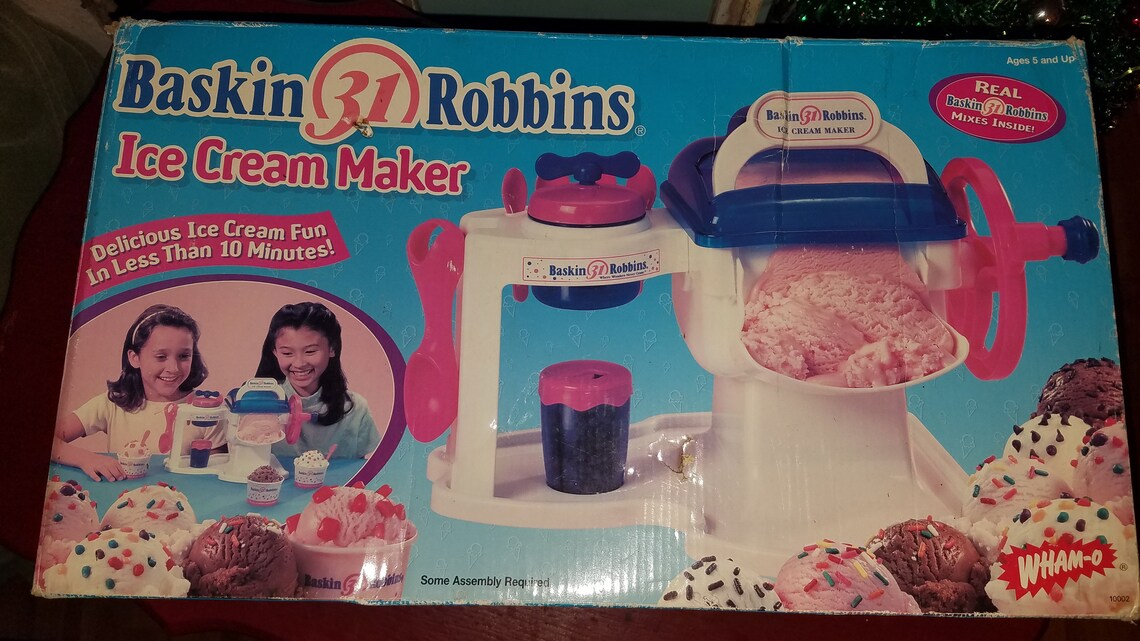Vintage Baskin Robbins Children's Ice Cream Maker. Vintage Etsy