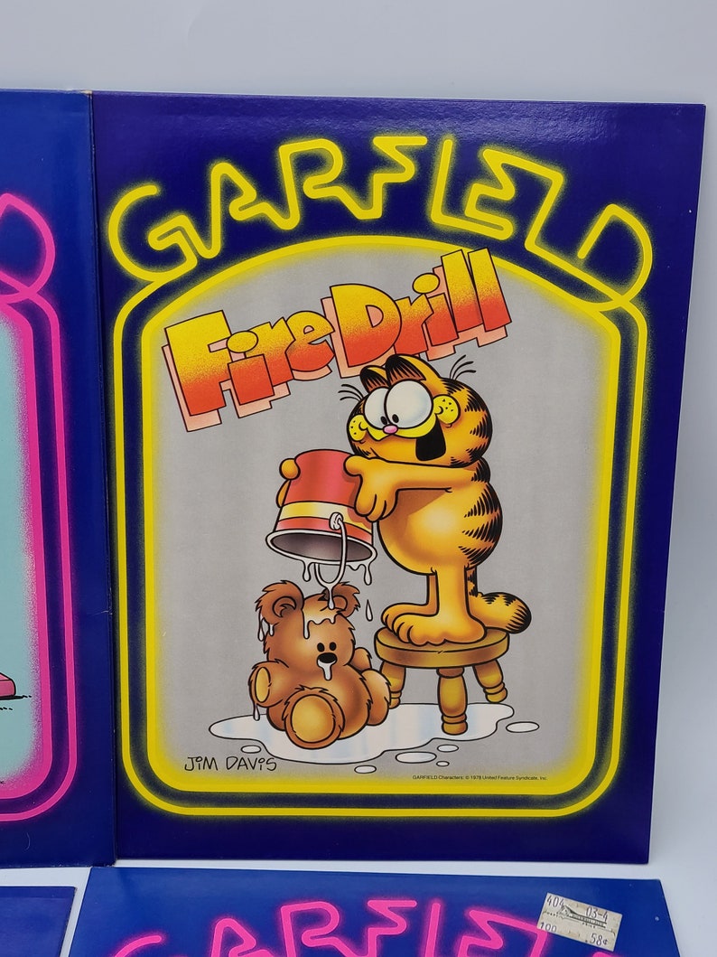 Vintage Garfield 1978 Portfolio Mead School Folders. Sold | Etsy