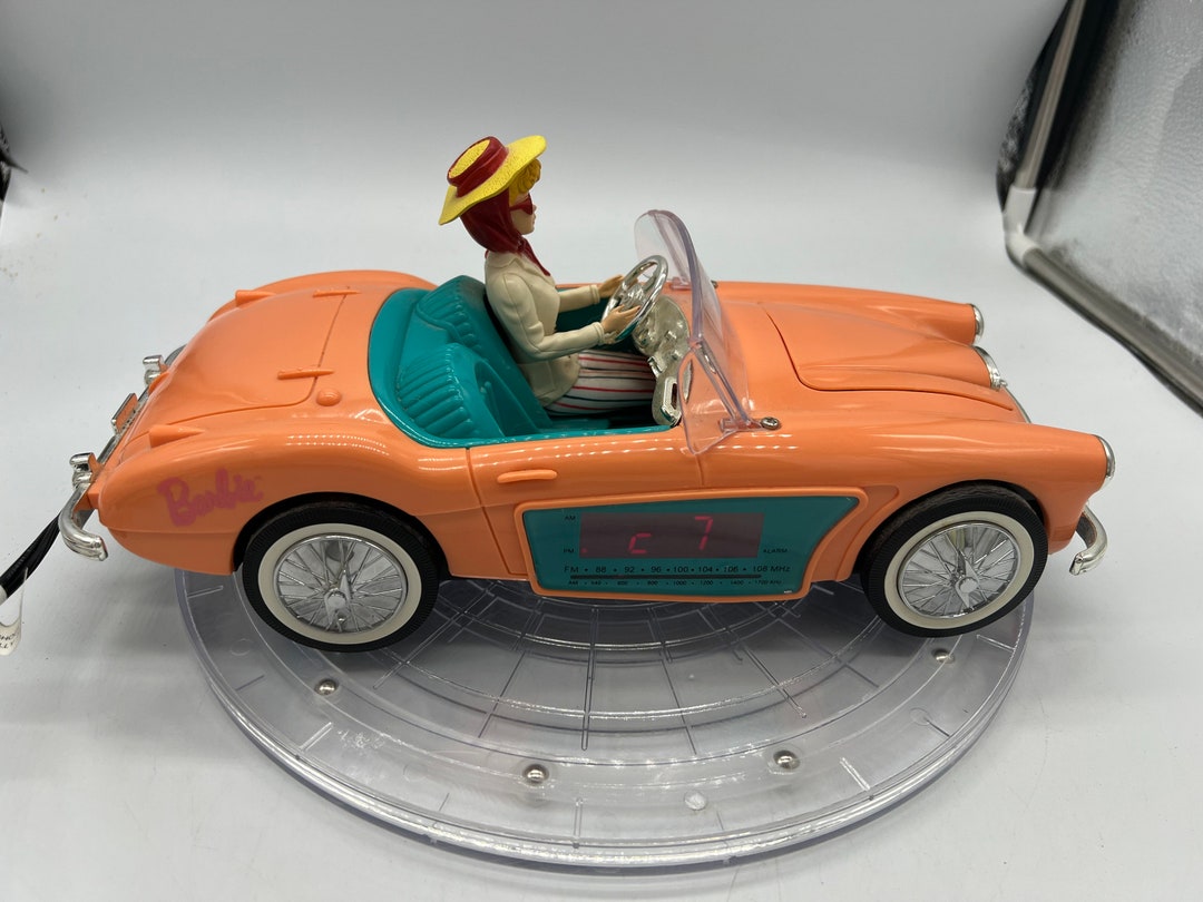 1996 Barbie Doll Clock Radio Alarm 1962 Austin Healey Convertible Car. - Etsy