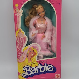 Pink n Pretty Barbie 1981 met originele doos.