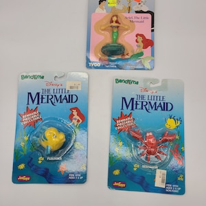 1990s Disney&#39;s The Little Mermaid Action Figures Mint in Pack.
