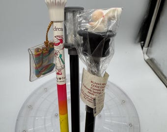 Vintage nieuwigheid potloden, abracadabrakonijn, regenboogpotlood, zandloper, apart verkrijgbaar