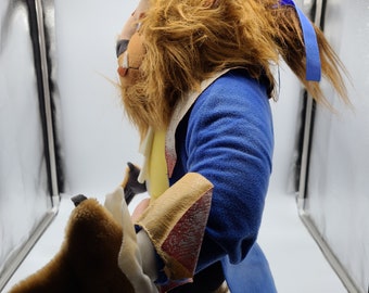 ビンテージ ディズニーの美女と野獣 20 インチ ビースト ぬいぐるみ