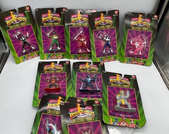 1993 Mighty Morphin Power Rangers Collectible Figures. Rangers and Aliens. Sold Separately!