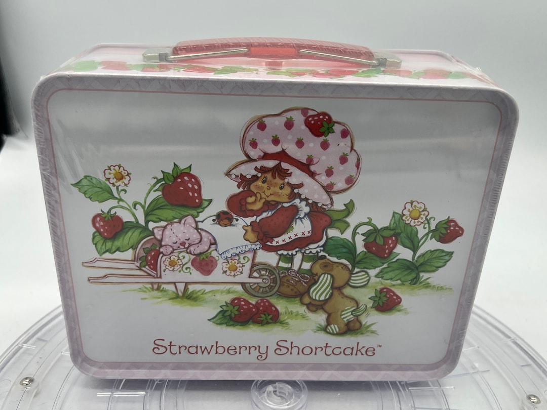 ヴィンテージ ストロベリーショートケーキ メタルランチボックス 新品