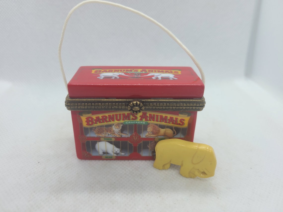Vintage Nabisco Barnum's Animal Crackers Porcelain Hinged Etsy